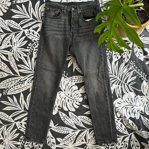 Classic 501 Levi's Charcoal Slim Fit Jeans
